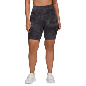 Lululemon Wunder Train Contour Fit High-Rise Short 8" Diamond Dye Pitch Graphite